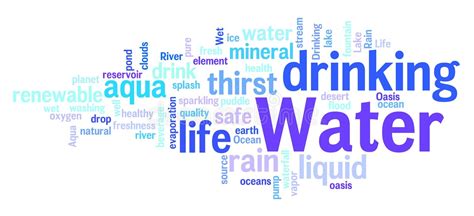 Water Related Words Word Cloud Stock Illustration Illustration Of Drink River 97021900