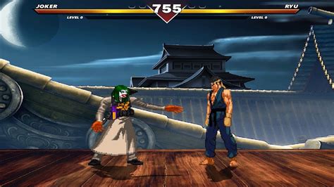 Joker Vs Ryu Mugen Street Fighter Youtube