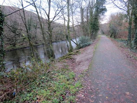 Llwybr Glanafon Riverside Path © Alan Richards Geograph Britain