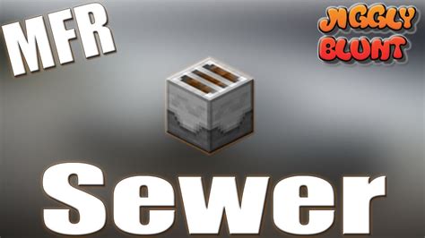 Sewer Mfr Minefactory Reloaded Minecraft Mod Tutorial Youtube