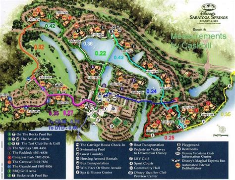 Disney Saratoga Springs Map Saratoga Springs Resort Map Map Of Saratoga