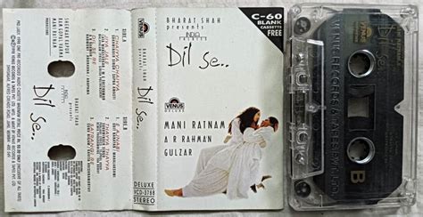 Dil Se Hindi Film Songs Cassette By A.R.Rahman - Tamil Audio CD, Tamil ...