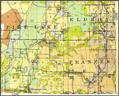 Semarathon County Wisconsin 1915 Plat Map