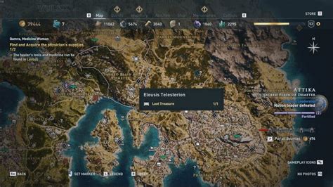 Legendary Chest Map Location Pilgrims Gloves Assassins Creed Odyssey Gosunoob Com Video Game