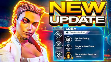 New Legend Loba Update In Apex Mobile Leaked Skins Emotes More Youtube