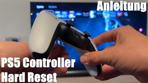 Sony Ps Dualsense Next Gen Controller Komplett Resetten Hard Reset