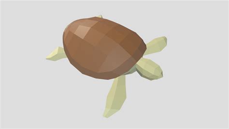 Low Poly Turtle Download Free 3d Model By Clydexyz 180168b Sketchfab