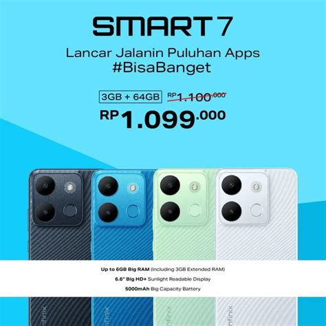 Ini Dia Kelebihan Dan Kekurangan Infinix Smart Blibli Friends