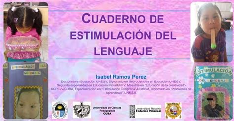 Cuaderno De Estimulación Del Lenguaje Ppt