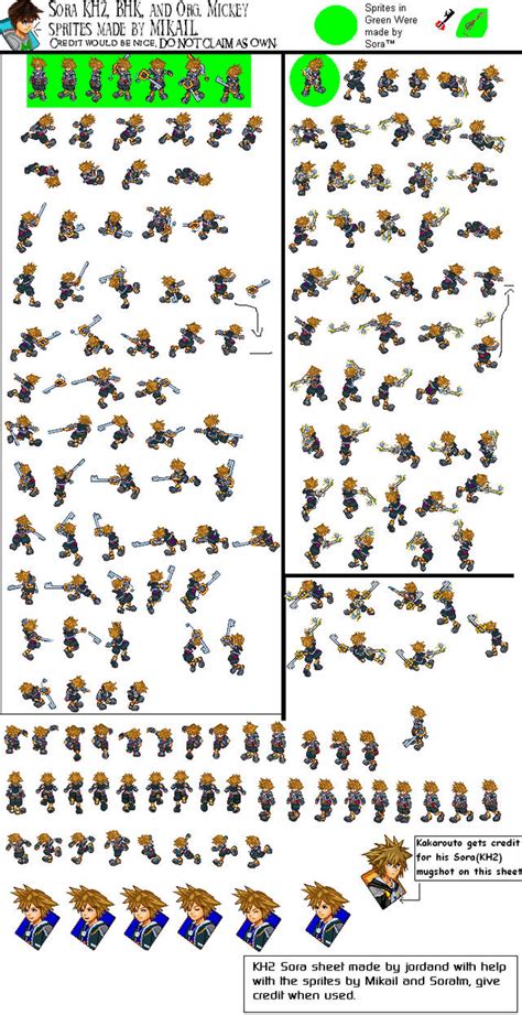 Sora Kh2 Sprites By Fayat Griffen On Deviantart