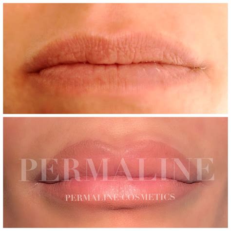 Permanent Makeup Lips Customer Requested A Larger Upper Lip Picture