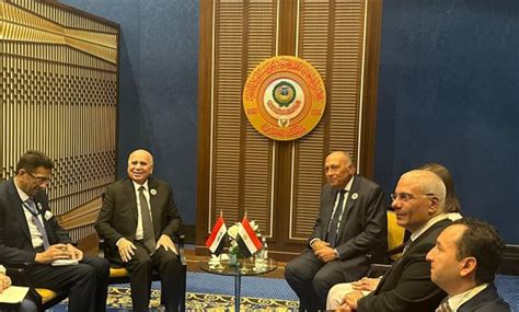 Fm Shoukry Reaffirms Egypts Stance On Backing Iraqs Security