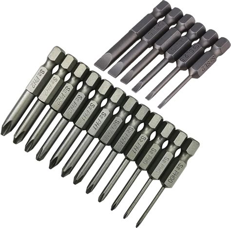 Uxcell Pcs Mm Slotted Tip Magnetic Flat Head Screwdriver Bits