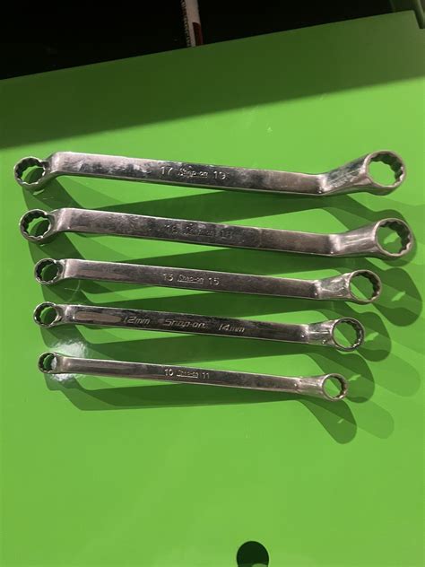 SNAP ON TOOLS METRIC 5 PIECE 12 POINT DEEP OFF SET BOX WRENCH SET 10MM