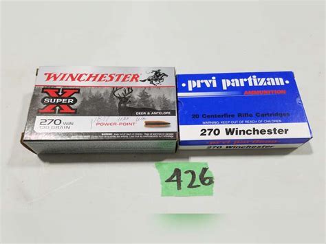 Winchester Super X Power Point 270 Win 130 Gr 1 X 20 Prvi Partizan