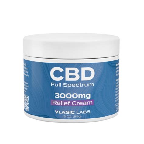 3000mg Relief Cream Full Spectrum CBD On Broadway