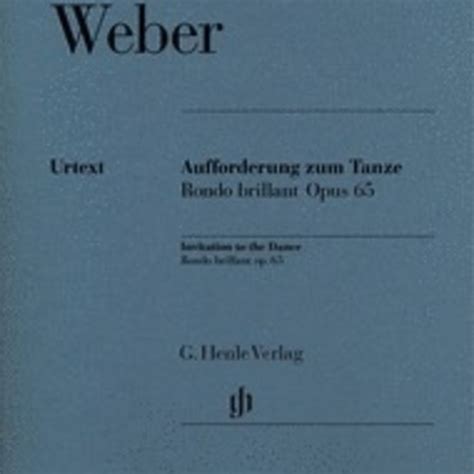 C M V Weber Invitation To The Dance D Flat Major Op 65