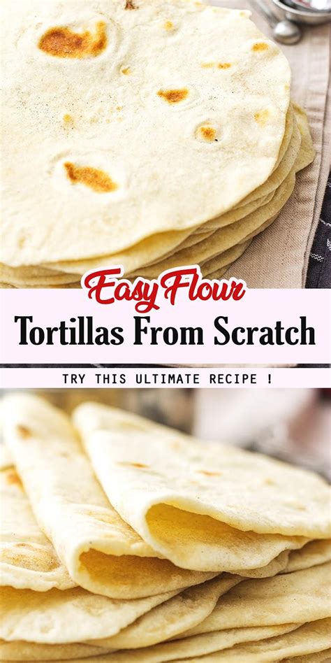 Easy Flour Tortillas From Scratch Seconds