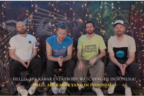 Foto Coldplay Ke Indonesia Chris Martin Kami Sangat Bersemangat