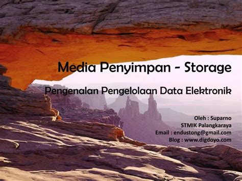 Ppt Media Penyimpan Storage Powerpoint Presentation Free Download