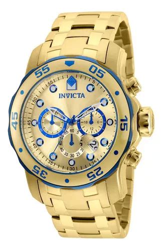 Reloj Para Hombre Invicta Pro Diver Dorado Mercadolibre