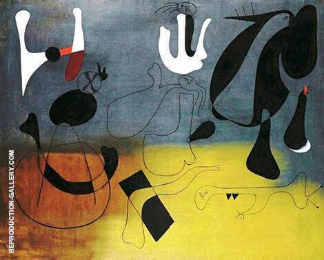 Painting A 1933 By Joan Miro Oil Painting Reproduction