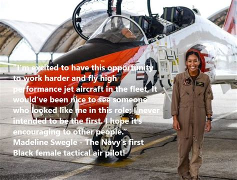 Madeline Swegle The Navy S First Black Female Tactical Air Pilot Orange County Pilot