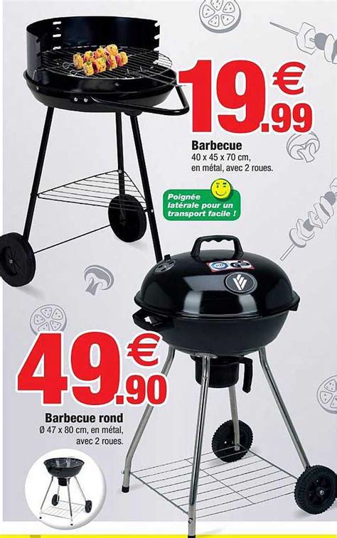 Offre Barbecue Rond 48 Cm Antibes Chez Intermarche Hyper