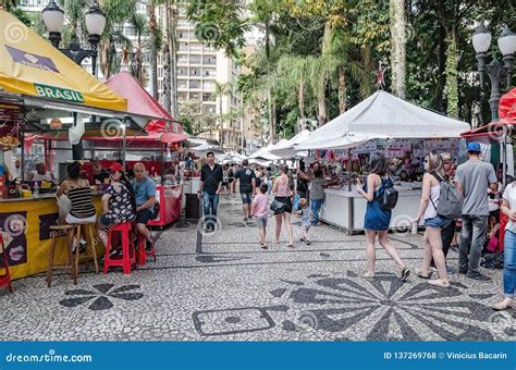 Feira General Osorio - Fair at General Osorio Square Editorial Stock Photo - Image of crafts ...