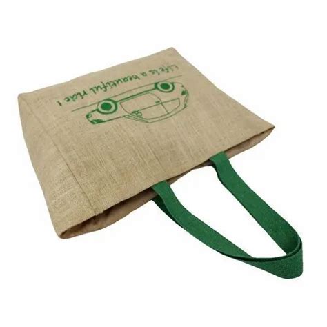 Natural Jute Promotional Shopping Bags Capacity 7 Kgs Size Dimension