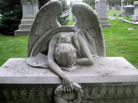 Angel Of Grief Monument Foot Covered Version Green Wood 01 Flickr