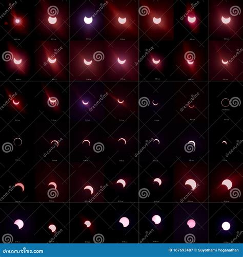 Annular solar eclipse 2019 stock image. Image of glance - 167693487