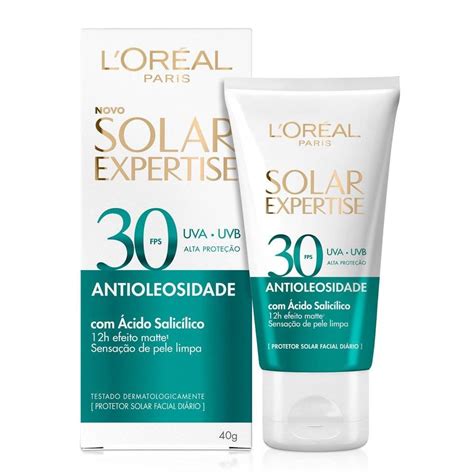 Protetor Solar Facial L Oreal Paris Solar Expertise Antioleosidade