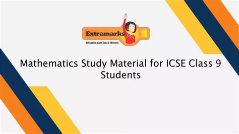 Ppt Mathematics Study Material For Icse Class 9 Students Powerpoint