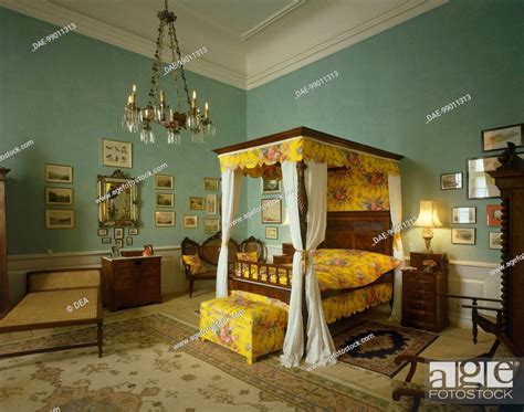 Baroness S Bedroom Valdemars Castle Tasinge Denmark Stock Photo