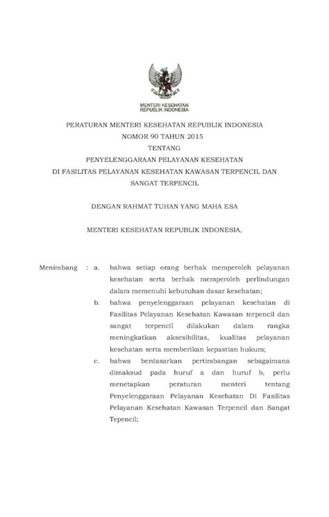 PDF PERATURAN MENTERI KESEHATAN REPUBLIK Hukor Depkes Go Id Uploads