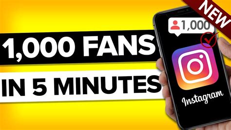 How To Get 1000 Instagram Followers In 5 Minutes THE EASY WAY YouTube