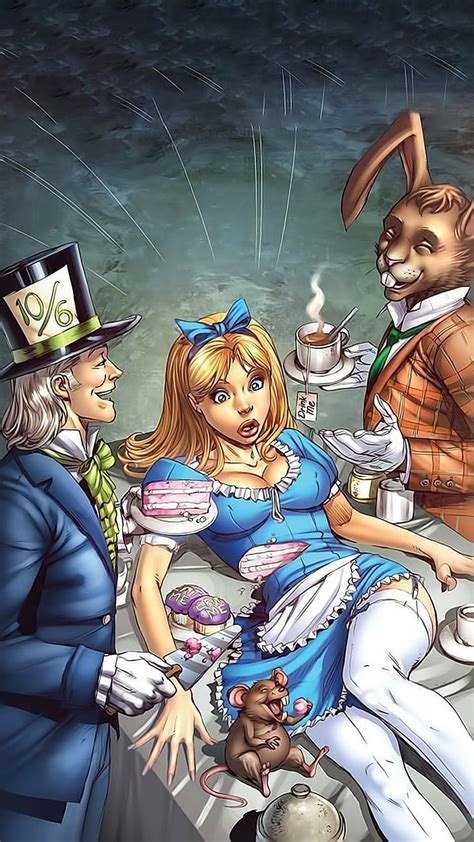 HD wallpaper: alice, Alice In Wonderland, Cake, Fairy Tale, Mad Hatter ...