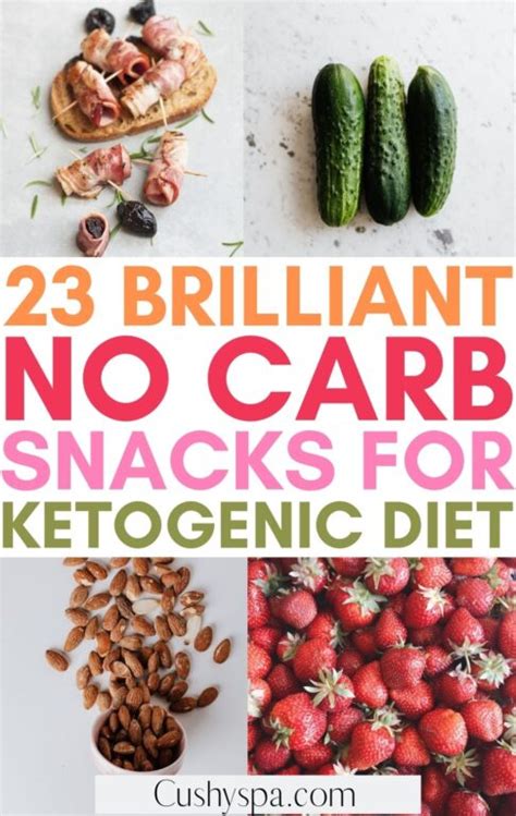 23 No Carb Snacks for Ketogenic Diet - Cushy Spa