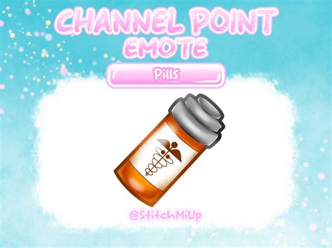 Phasmophobia Sanity Pills Emote / Channel Point / Badge for Twitch ...