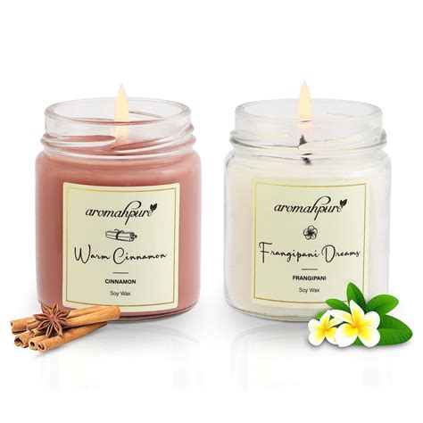 Aromahpure Scented Candle 54x 2Hours Frangipani Dreams Frangipani