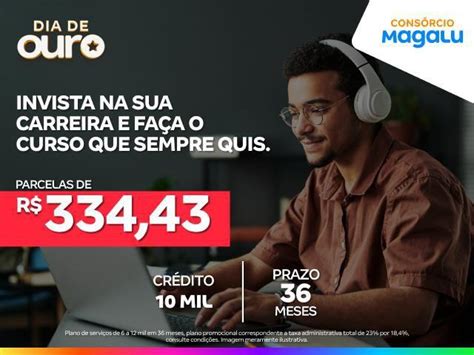 Consórcio De Serviços 10 Mil Cliente Ouro Consórcio Magalu