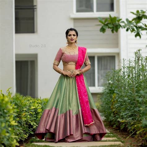 Get Customized Pattu Half Sarees For Best Price Here Half Saree