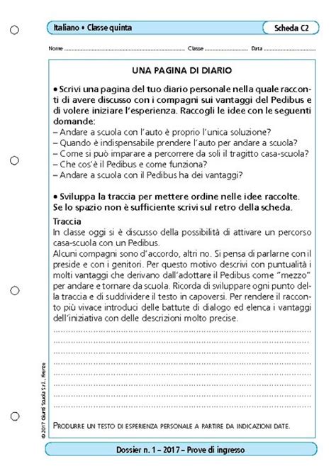 Una Pagina Di Diario Giunti Scuola