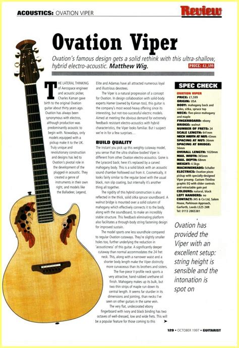 Review Ovation 1667