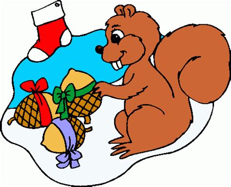 Free Clipart Of Christmas Squirrel Clip Art Library