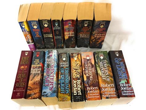 The Complete Wheel Of Time Series Set 1 14 By Robert And Brandon