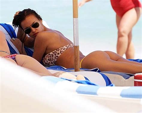 Irina Shayk Exposing Sexy Body And Hot Ass In Thong On Beach Porn