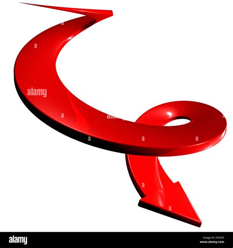 Espiral Roja Flecha D Fotograf A De Stock Alamy