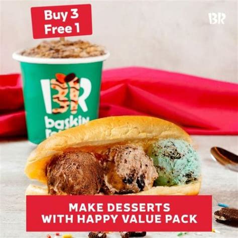 12 Oct 2022 Onward Baskin Robbins Buy 3 FREE 1 Promotion SG